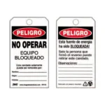 TARJETA DE BLOQUEO ABUS 7010 «NO OPERAR»