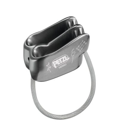 Asegurador-descensor Petzl VERSO ultraligero para escalada y rápel