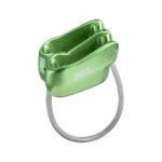 Asegurador-descensor Petzl VERSO ultraligero para escalada y rápel - verde