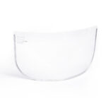 Visor facial con ribete de aluminio